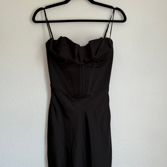 House of CB Charmaine Corset Dress in Black XS - Picture 5 of 13